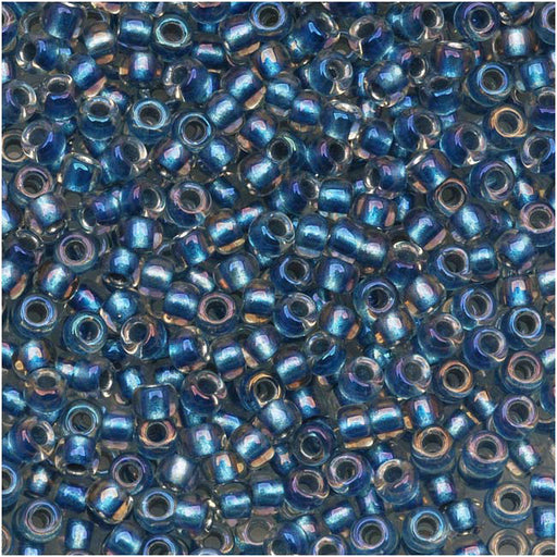 Toho Round Seed Beads 11/0 #263 'Rainbow Crystal/Light Capri' 8g