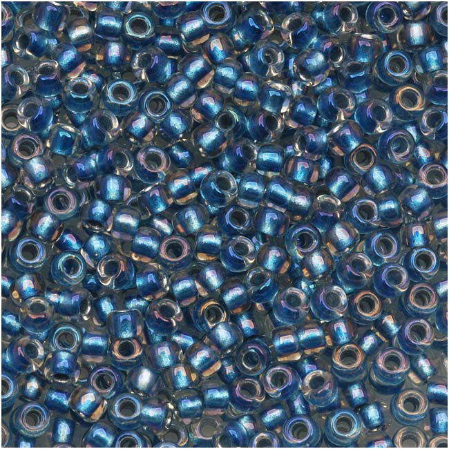 Toho Round Seed Beads 11/0 #263 'Rainbow Crystal/Light Capri' 8g