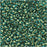 Toho Round Seed Beads 11/0 284 'Aqua/Gold Lined' 8 Gram Tube