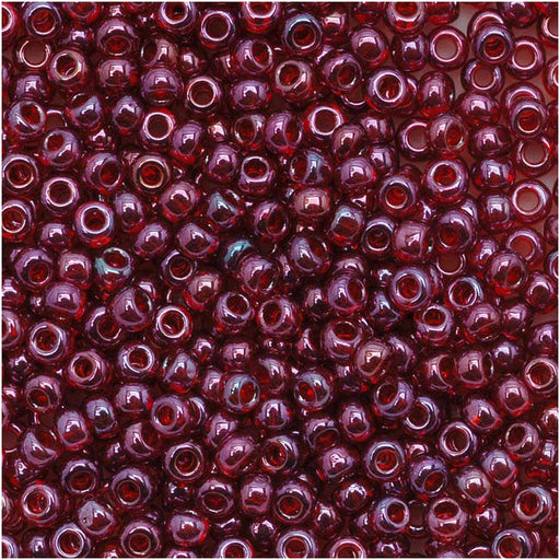 Toho Round Seed Beads 11/0 332 'Gold Lustered Raspberry' 8 Gram Tube