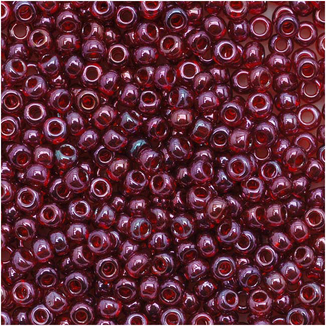 Toho Round Seed Beads 11/0 332 'Gold Lustered Raspberry' 8 Gram Tube