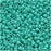 Toho Round Seed Beads 11/0 413 'Opaque Rainbow Turquoise' 8 Gram Tube