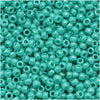 Toho Round Seed Beads 11/0 413 'Opaque Rainbow Turquoise' 8 Gram Tube