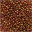 Toho Round Seed Beads 11/0 421 'Gold Lustered Transparent Pink' 8 Gram Tube