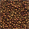 Toho Round Seed Beads 11/0 618 'Opaque Pastel Frosted Mudbrick' 8 Gram Tube