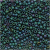 Toho Round Seed Beads 11/0 #706 'Matte Iris Teal' 8g
