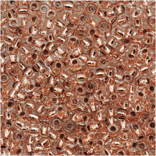 Toho Round Seed Beads 11/0 740 'Copper Lined Crystal' 8 Gram Tube