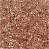 Toho Round Seed Beads 11/0 740 'Copper Lined Crystal' 8 Gram Tube