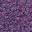 Toho Seed Beads, Round 11/0 #252F 'Frosted Aqua/Purple Lined' (8 Grams)