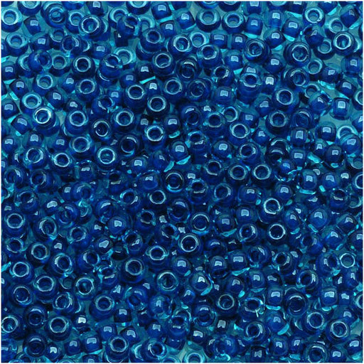 Toho Round Seed Beads 11/0 #932 'Aqua/Capri Lined' 8g
