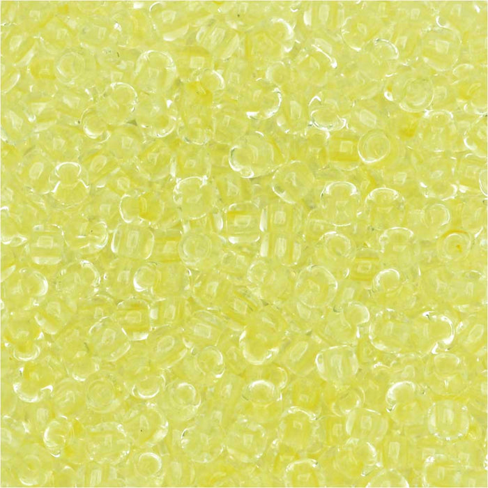 Toho Seed Beads, Round 11/0 #2711 'Glow In The Dark - Crystal/Bright Blue' (8 Grams)