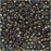 Toho Round Seed Beads 11/0 999 'Gold Lined Rainbow Black Diamond' 8 Gram Tube