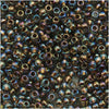 Toho Round Seed Beads 11/0 999 'Gold Lined Rainbow Black Diamond' 8 Gram Tube