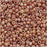 Toho Round Seed Beads 11/0 1201 'Marbled Opaque Beige/Pink' 8 Gram Tube
