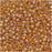 Toho Round Seed Beads 11/0 #162CF 'Transparent Rainbow Frosted Dark Topaz' 8 Gram Tube