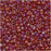 Toho Round Seed Beads 11/0 165CF 'Transparent Rainbow Frosted Ruby' 8 Gram Tube