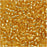 Toho Round Seed Beads 11/0 #22B 'Silver Lined Med Topaz' 8 Gram Tube