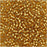Toho Round Seed Beads 11/0 #22CF 'Silver Lined Frosted Dark Topaz' 8g