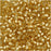 Toho Round Seed Beads 11/0 22F 'Silver Lined Frosted Lt Topaz' 8 Gram Tube