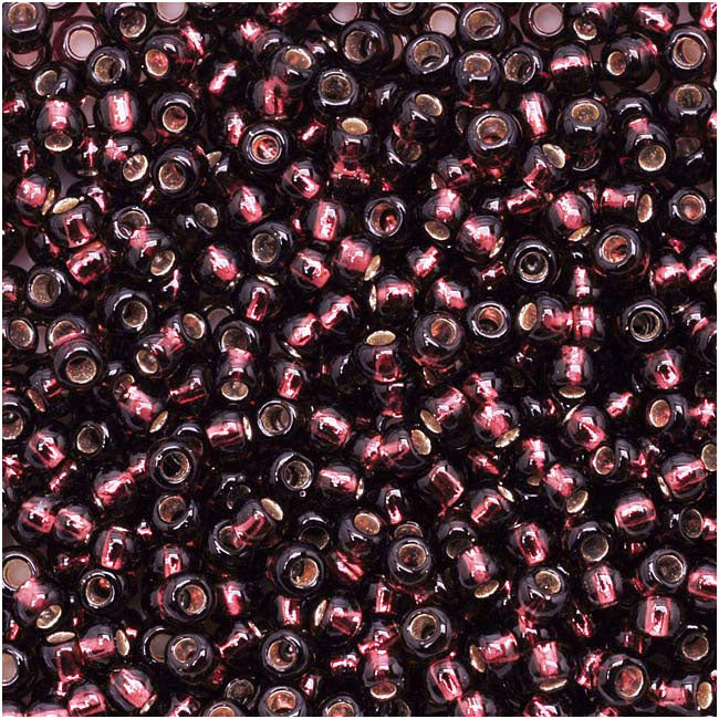 Toho Round Seed Beads 11/0 26C 'Silver Lined Amethyst' 8 Gram Tube