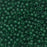 Toho Seed Beads, Round 11/0 #939F 'Transparent Frosted Green Emerald' (8 Grams)