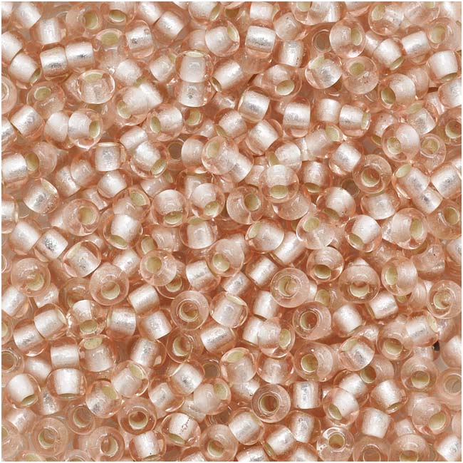Toho Round Seed Beads 11/0 31F 'Silver Lined Frosted Rosaline' 8 Gram Tube