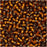 Toho Round Seed Beads 11/0 34F 'Silver Lined Frosted Smoky Topaz' 8 Gram Tube