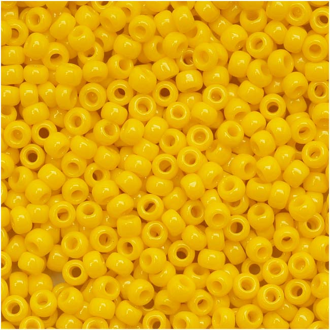 Toho Round Seed Beads 11/0 42B 'Opaque Sunshine' 8 Gram Tube