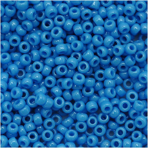 Toho Round Seed Beads 11/0 43D 'Opaque Cornflower' 8 Gram Tube