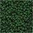 Toho Round Seed Beads 11/0 47HF 'Opaque Frosted Pine Green' 8 Gram Tube