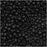 Toho Round Seed Beads 11/0 49F 'Opaque Frosted Jet' 8 Gram Tube