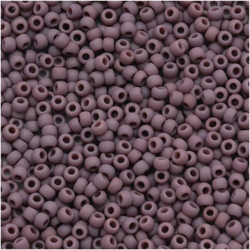 Toho Round Seed Beads 11/0 #52F 'Opaque Frosted Lavender' 8g