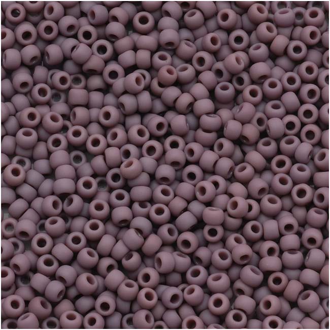 Toho Round Seed Beads 11/0 #52F 'Opaque Frosted Lavender' 8g