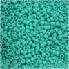 Toho Round Seed Beads 11/0 #55F Opaque Frosted Turquoise 8g