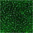 Toho Round Seed Beads 11/0 7B 'Transparent Grass Green' 8 Gram Tube