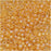 Toho Round Seed Beads 11/0 162F 'Transparent Rainbow Frosted Lt Topaz' 8 Gram Tube