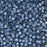 Toho Seed Beads, Round 11/0 #PF2102 'PermaFinish Silver Lined Milky Montana Blue' (8 Grams)