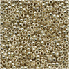 Toho Round Seed Beads 11/0 #PF558 'Galvanized Aluminum' 8g