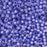 Toho Seed Beads, Round 11/0 #PF2123 'PermaFinish Silver Lined Milky Sapphire' (8 Grams)