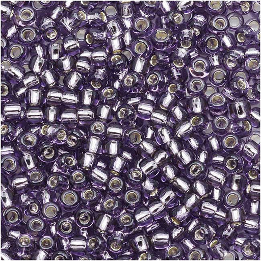 Toho Round Seed Beads 11/0 #39 - Silver Lined Tanzanite (8 Grams)