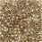 Toho Round Seed Beads 11/0 #989F - Frosted Gold-Lined Crystal (8 Grams)