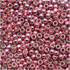 Toho Round Seed Beads 11/0 #PF553 - Permanent Finish Galvanized Pink Lilac (8g)