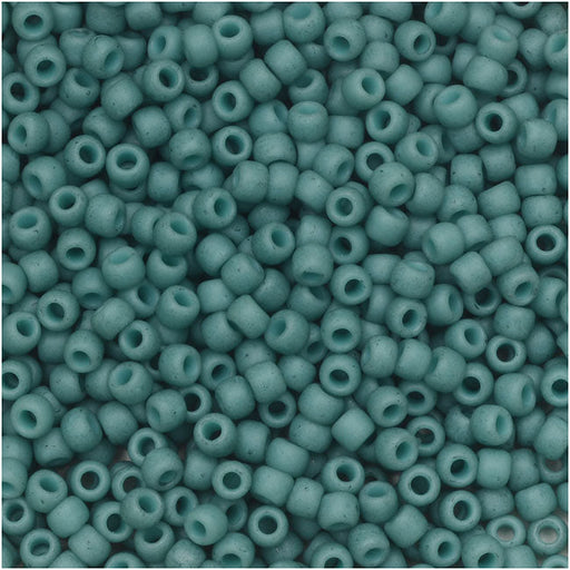 Toho Seed Beads, Round 11/0 Semi Glazed, Turquoise (8 Gram Tube)