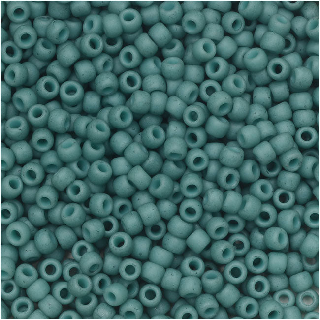 Toho Seed Beads, Round 11/0 Semi Glazed, Turquoise (8 Gram Tube)