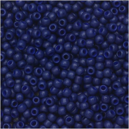 Toho Seed Beads, Round 11/0 Semi Glazed, Navy Blue (8 Gram Tube)