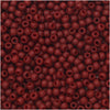 Toho Seed Beads, Round 11/0 Semi Glazed, Dark Red (8 Gram Tube)