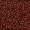 Toho Seed Beads, Round 11/0 Semi Glazed, Burnt Orange (8 Gram Tube)