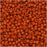 Toho Seed Beads, Round 11/0 Semi Glazed, Orange (8 Gram Tube)