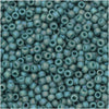 Toho Seed Beads, Round 11/0 Semi Glazed, Rainbow Turquoise (8 Gram Tube)