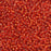 Toho Seed Beads, Round 15/0 #25B 'Silve Lined Siam Ruby', 8 Grams